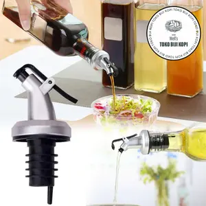 Bottle Pourer Ada Tutup - Tutup Botol Wine Kecap Madu Sirup Minyak