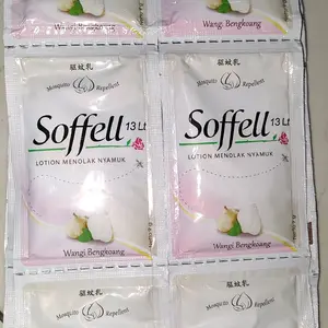 SOFFEL Sachet Bengkoang/ Lation Menolak Nyamuk 1 Renceng isi 12 sachet