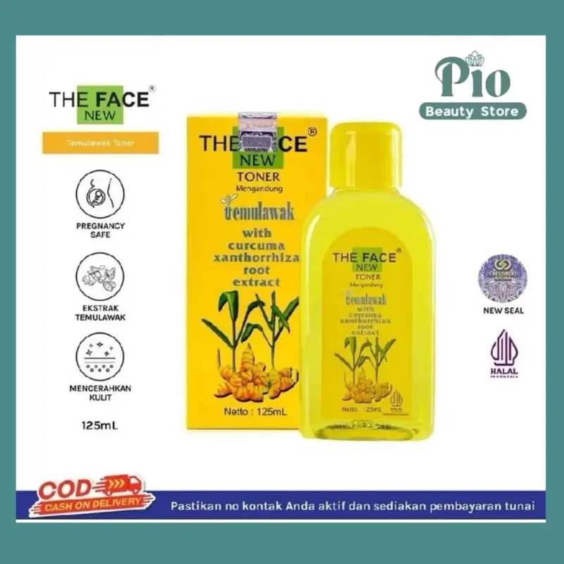 [PIOBEAUTY] ECER-The face temulawak bpom skincare mencerahkan glowing flek hitam Wajah Pencerah 1