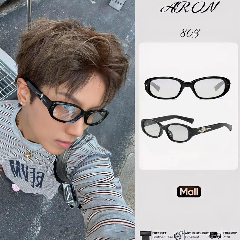 ARON Kính Mắt Cat Eye Oval Retro Small Frame Sunglasses 2026 Mã 803 Khung Nhỏ Chất Liệu Cao Cấp Bảo Vệ UV Hiệu Quả Tặng Hộp Da Miễn Phí