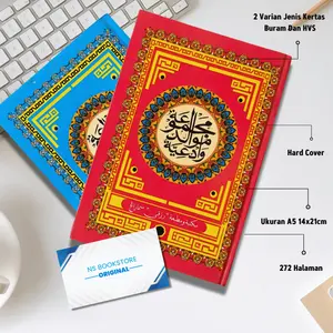 Buku Maulid Lengkap (Barzanji, Diba, Syarful Anam, Burdah, Izbi) 14x21cm Hard Cover sholawatan Kitab Berjanji deba syaroful anam
