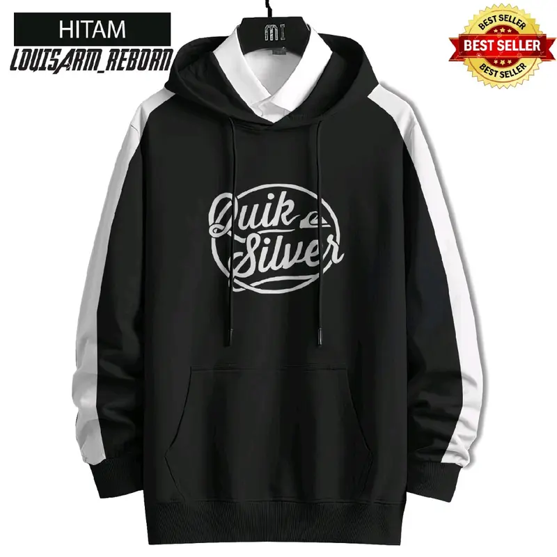 Hoodie premium pria wanita jumbo size sampai 7xl Fleece Sablon Nyaman Sweater Tebal Distro Panjang Zipper 0