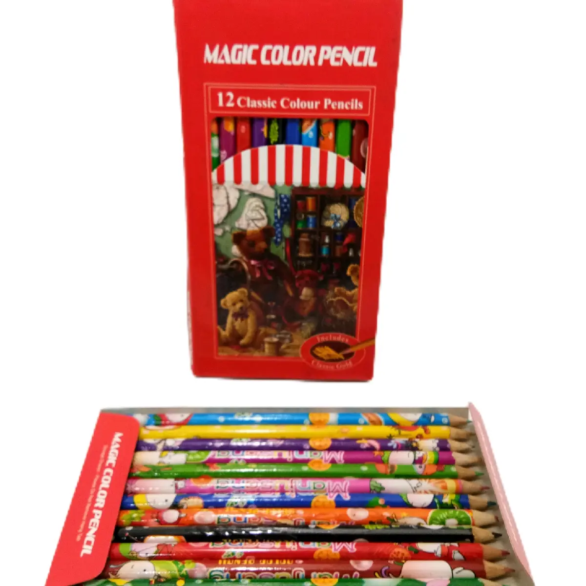 Pensil 12w pjg magic (12pc)