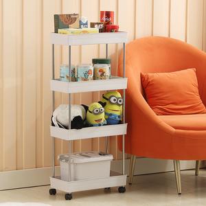 Xe Đẩy Nhà Bếp Đa Năng, 3 Tầng, Có Bánh Xe, Tiết Kiệm Không Gian, Lưu Trữ Di Động