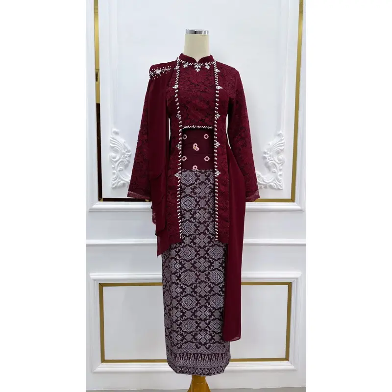 ADA JUMBO XXL Kebaya Laksmi Kutubaru | Free Selendang dan Obi Belt Batik | Kebaya Lamaran Modern, kebaya bridesmaid Kebaya Wisuda, COUPLEBATIK | WIDBATIK 4