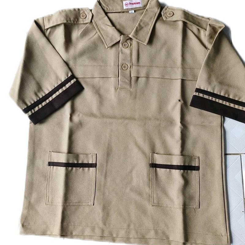 seragam sekolah baju siaga pendek anak laki2 sd /  celana pdl panjang bahan rapillo 4