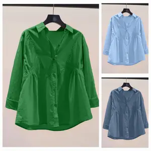 125-KEMEJA & BLOUSE ATASAN WANITA TERBARU/KEMEJA WANITA KEKINIAN Basic Baju Cantik