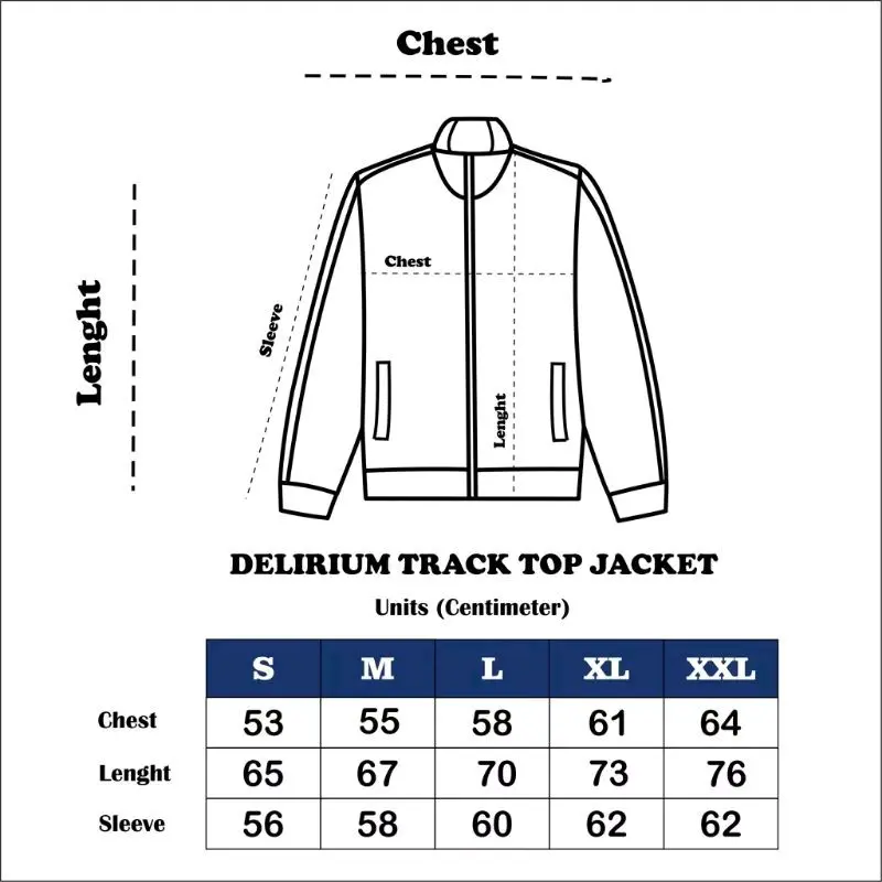 Delirium Jaket Tracktop Waffle Knit Katun Ads Poly 2