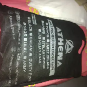 JAS HUJAN PONCO KELELAWAR JUMBO PRIA DAN WANITA BAHAN PVC TEBAL AWET DAN ANTI REMBES BY ATHENA Setelan