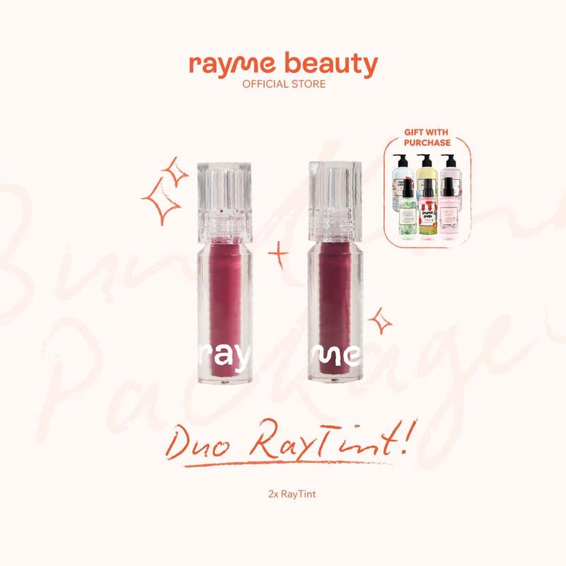 Rayme Rayme Beauty - Duo Raytint - Hydrating Glow Lip Tint - Shop | Tokopedia
