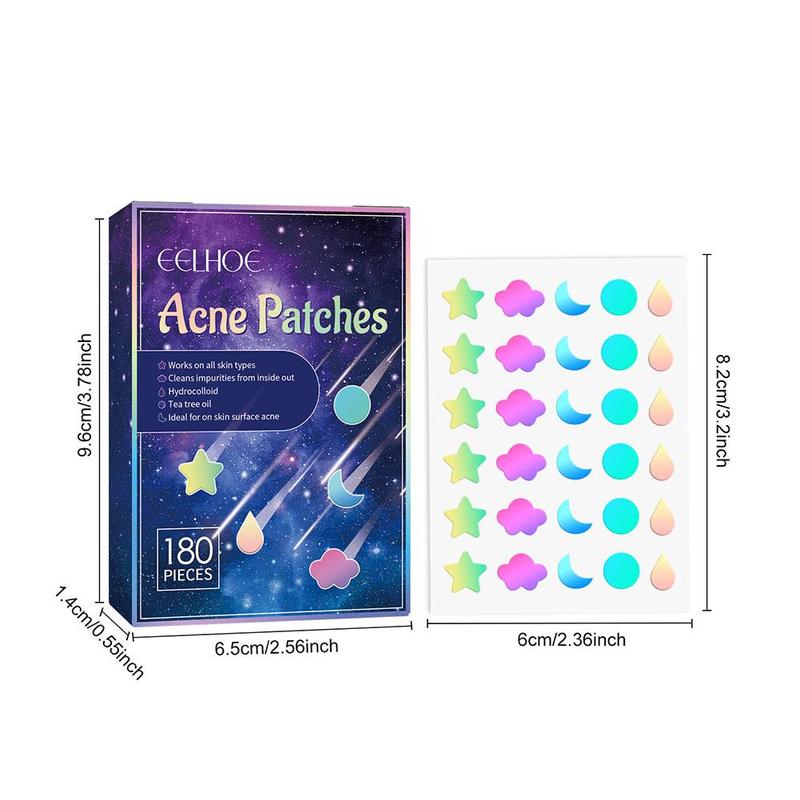 Product Introduction of 180pcs/box Hydrocolloid Acne Patch Pimple Repair Patch Ance Colorful Starry Care Face Sky L7K7 21