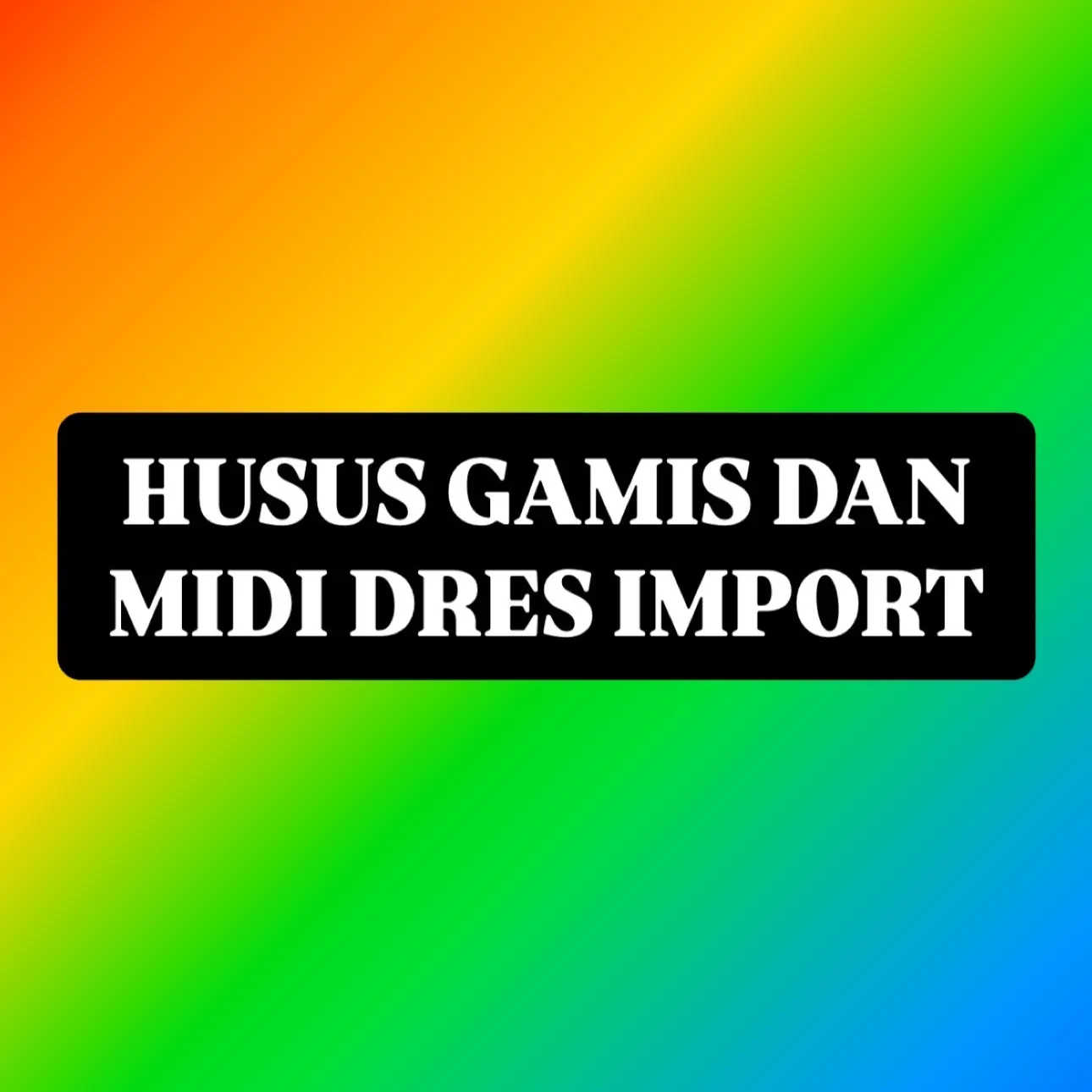 Gamis Dan Midi Dress import SHOPII SHOP