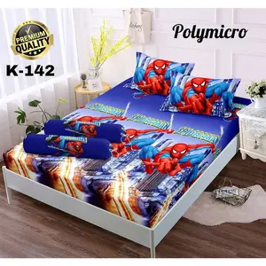 (PROMO) Sprei SPIDERMAN uk 180 x 200 & seprei karakter 160 x 200 FREE SARBAN & SARGUL / seprai karakter imut