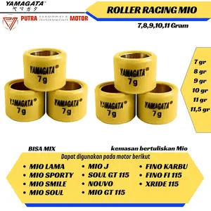 Roller Mio sporty smile soul J GT X Ride Fino Nouvo 110 115 Karbu 7 8 9 10 11 Gram Per 3 Butir BISA MIX