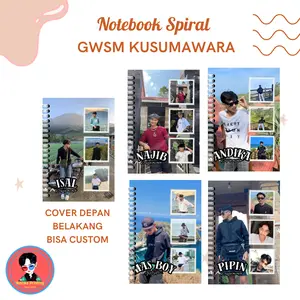 Notebook Spiral GWSM dan KUSUMAWARA - Buku Tulis Buku Catatan GARUDA WISNU SATRIA MUDA