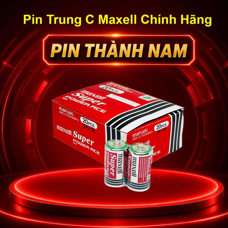 Pin Trung Maxell R14P Dung Lượng Cao Thay Pin Bếp Gas