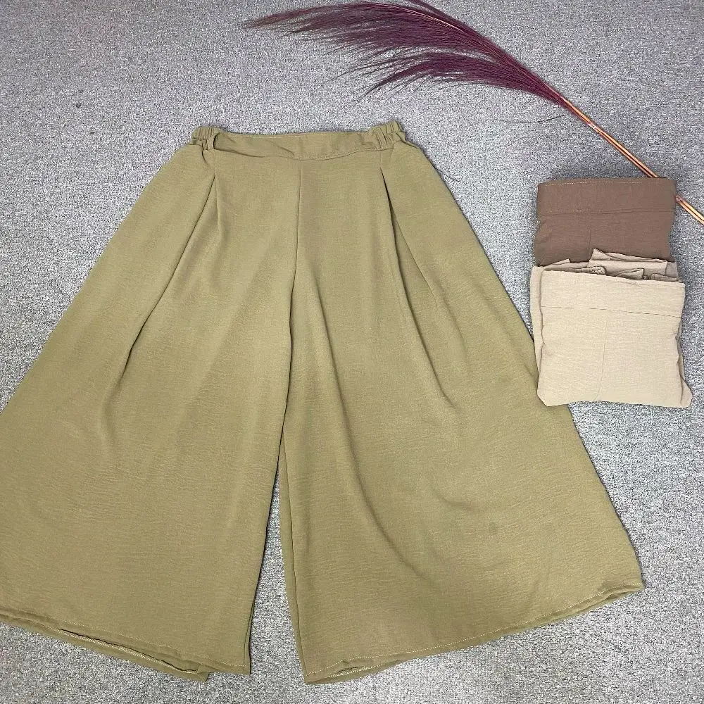 Celana Kulot Crinkle Rok By Shaqueena Collection