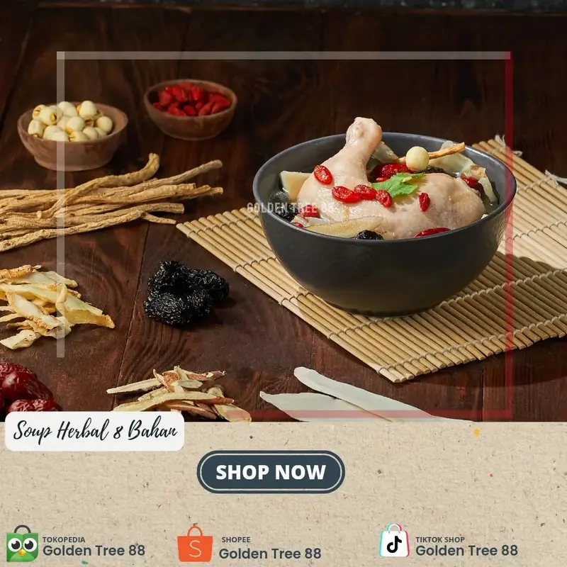 Ciakpo Ginseng Tim Ayam Sup 8 Bahan Fresh Masakan 1
