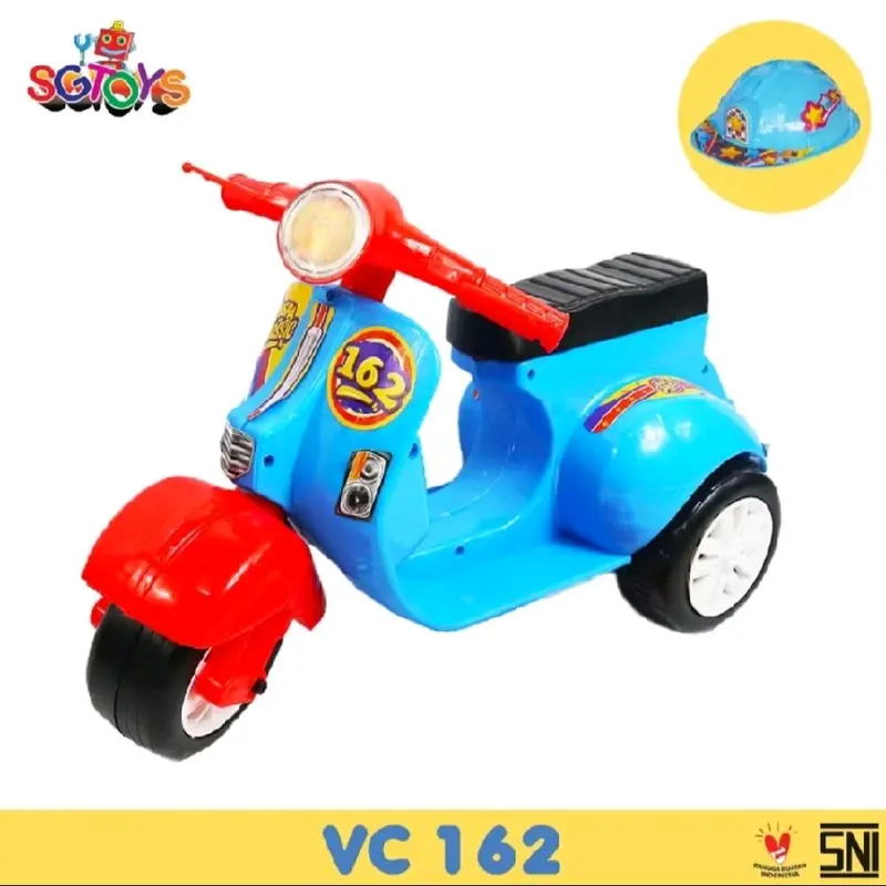 Vespa mainan anak motor motoran vespa mini bike (mb 691) 5