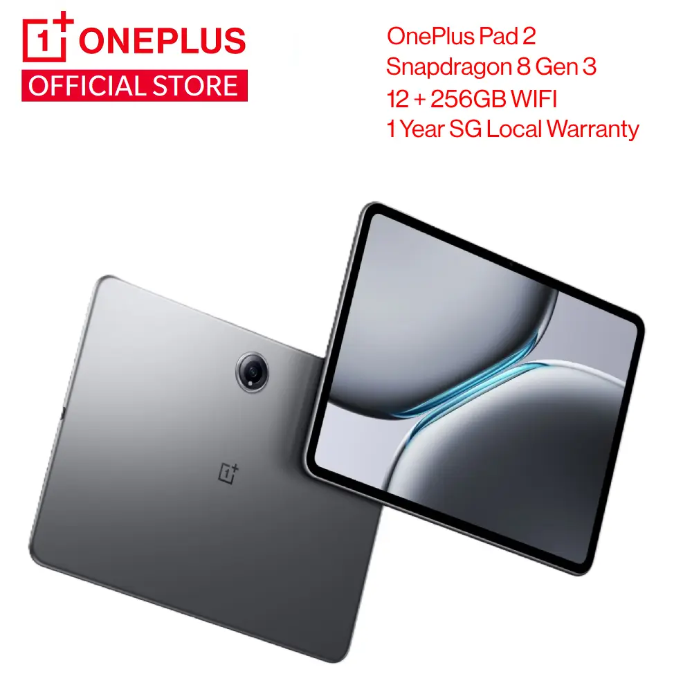 OnePlus Pad 2 | Snapdragon 8 Gen 3 | 12GB RAM 256GB Storage | 12 inch 3K Display | 9510 mAh Battery
