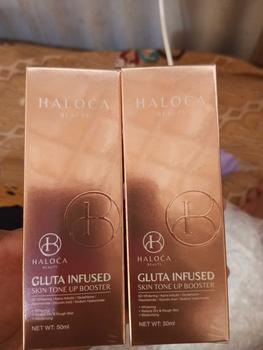 Product Review of [ HALOCA BEAUTY ] FOR NIACINAMIDE 5% 2 PCS Gluta Infused Skin Tone Up Booster from Z**h 0