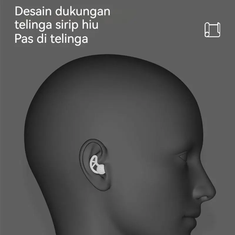 Penyumbat Telinga 3 Layers Earplug Peredam Suara Silicone / Earplugs Noise Reduction / Penutup Telinga Ear Plug Noise Reduction 2 Layer / Ear Plug Penyumbat Telinga Anti Bising / Penutup Telinga Kedap Suara Ampuh Berkualitas / Penyumbat Telinga Kuping 5