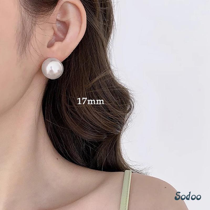 Anting Mutiara Kelas Atas Anting Rasa Desain Ceruk Wanita Anting Trendi Temperamen - SO 1