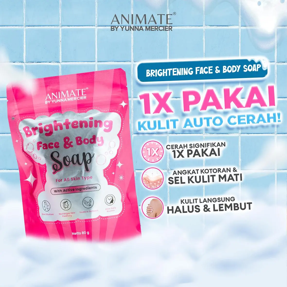 Brightening Soap+Lip Galaxy 01Red Mars+Warm Vanila