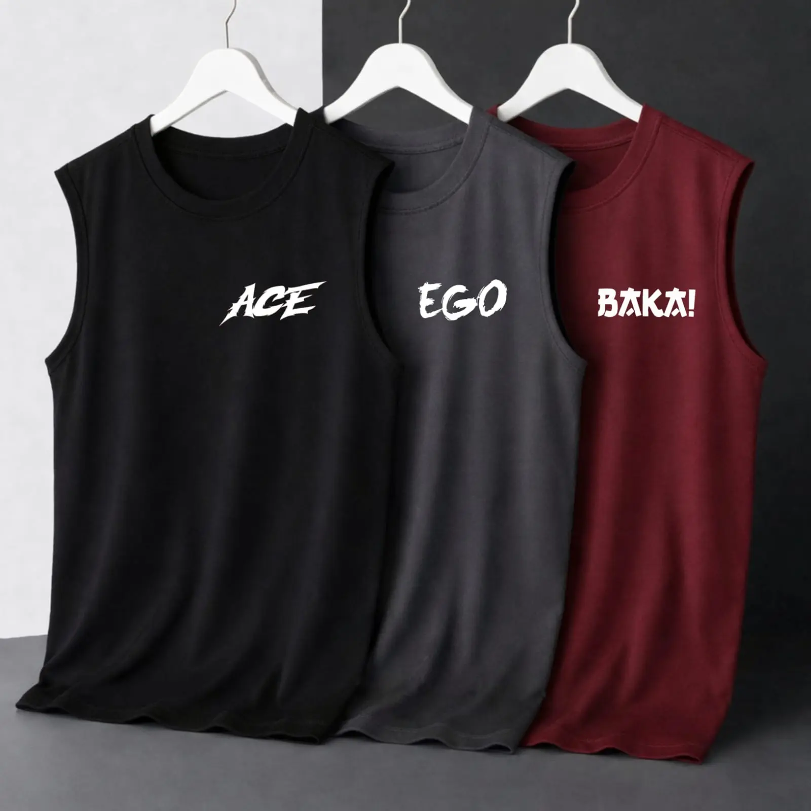 Hitam,Abu Tua,Maroon