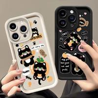 Gambar MHKEID Casing Hp untuk OPPO A17 A17K Case Pola Kucing kartun Kasing Anti-Sidik Jari Silikon Kasus Lembut Casing - Gaya1, OPPO A17 dari MHKEID MALL Kab. Tangerang 5 Tokopedia
