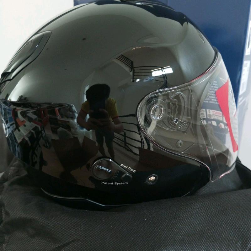 HELM KYT KYOTO R SOLID BLACK ORIGINAL 3