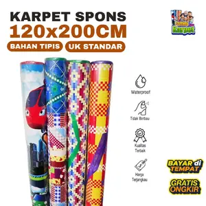 FM - TIKAR MOTIF 120X200CM KARPET LANTAI JUMBO TAHAN AIR WATERPROOF