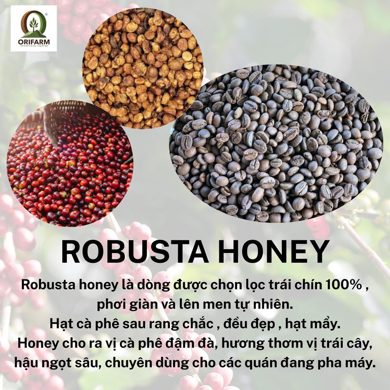 Cà Phê Robusta Honey Nguyên Chất - Gói 1 Kg