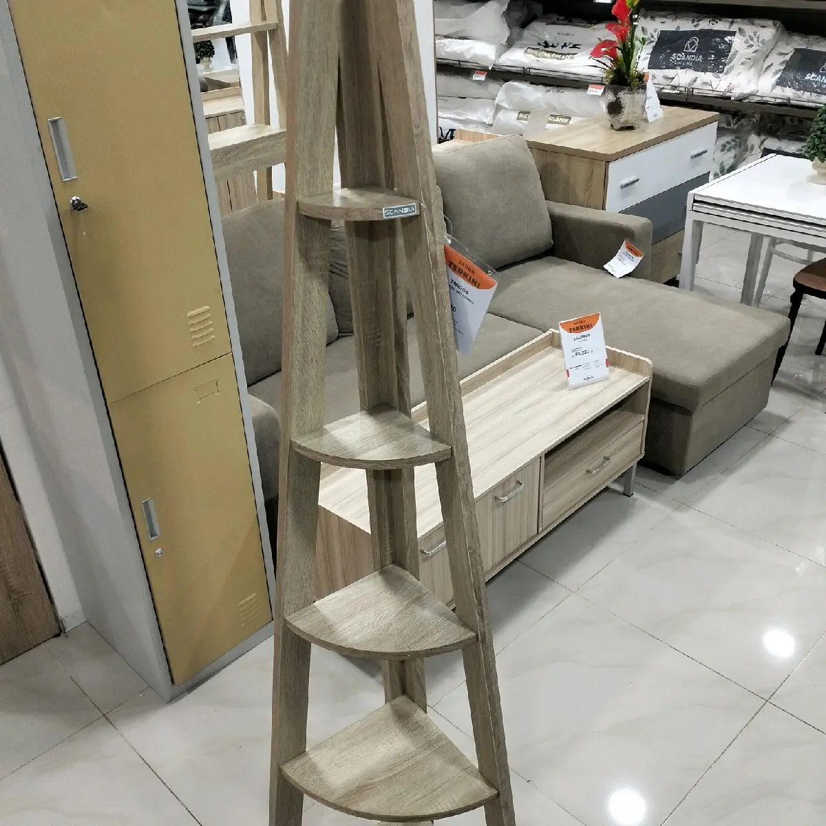 SHELVING UNIT CORNER TANGGA SCANDIA LEVEL21