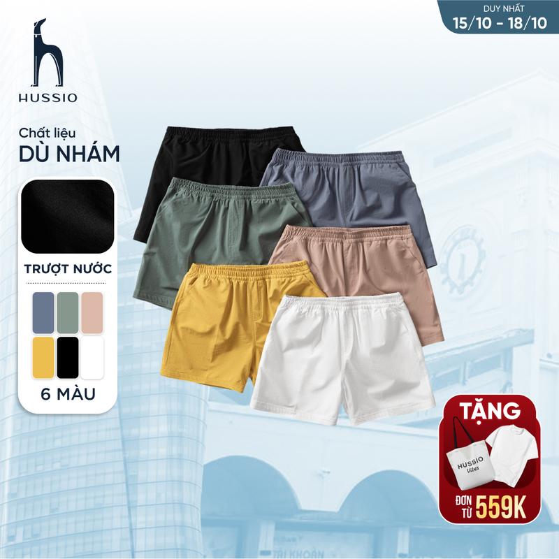 Quần short nam PAGANi vải dù nhám, dày dặn, trẻ trung, năng động - HUSSIO