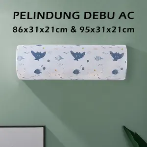 Cover Penutup AC 2 Size Pelindung Debu AC Motif Karakter New Collection -XZ-10