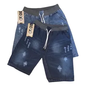 CELANA JEANS RIB PENDEK | CELANA M-YU Pinggang Kolor