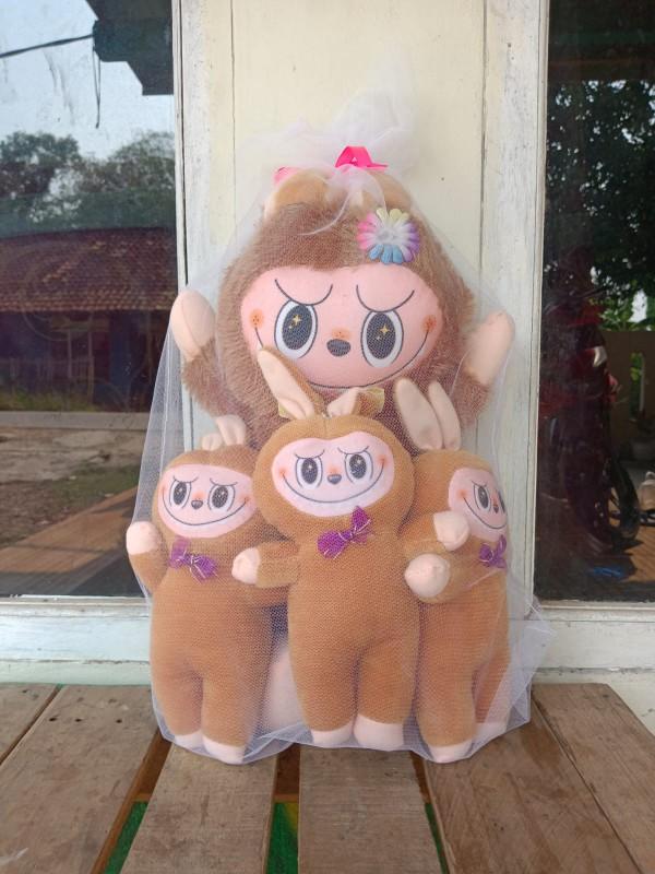 Product Introduction of Boneka  Labubu Beranak 3 (Isi 1 Besar 3 Kecil) - Mainan Lucu dengan Desain Unik dan Berkualitas Tinggi - Toys, Dolls 14