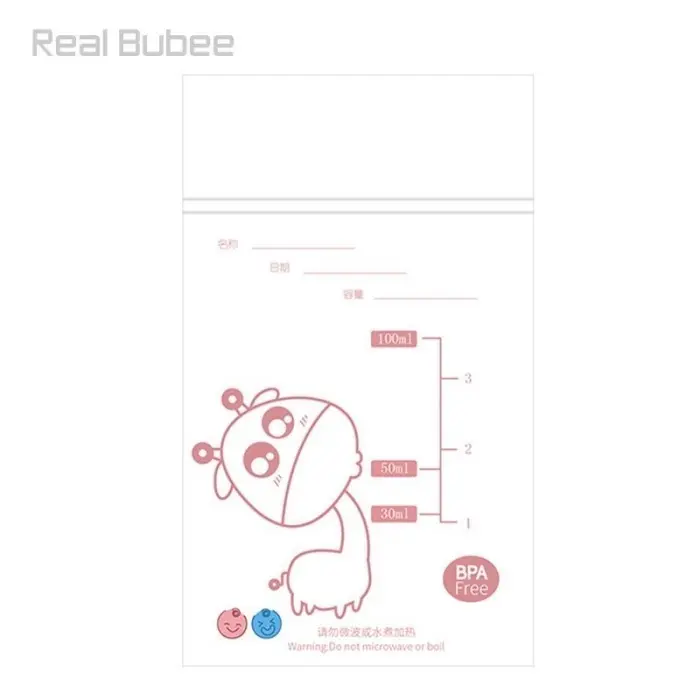 Kantong ASI Silikon Real bubee 100ml Bayi Original Kantong ASI Bayi Kids White 1
