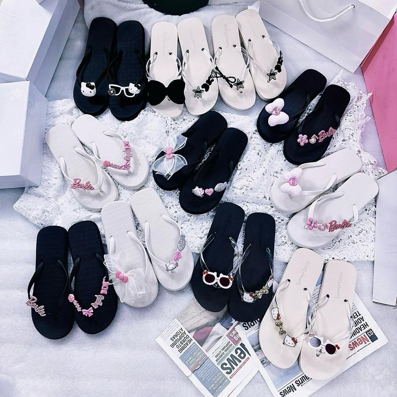 [SiMêShop] DÉP KẸP THIẾT KẾ SANG CHẢNH - DÉP NỮ - DéP Shoes Women - Xỏ ngón gót 2 dep kieu hot đi biển vip có đính xinhlung xinh déplê giay depsieuben tông mềm depnu 2025