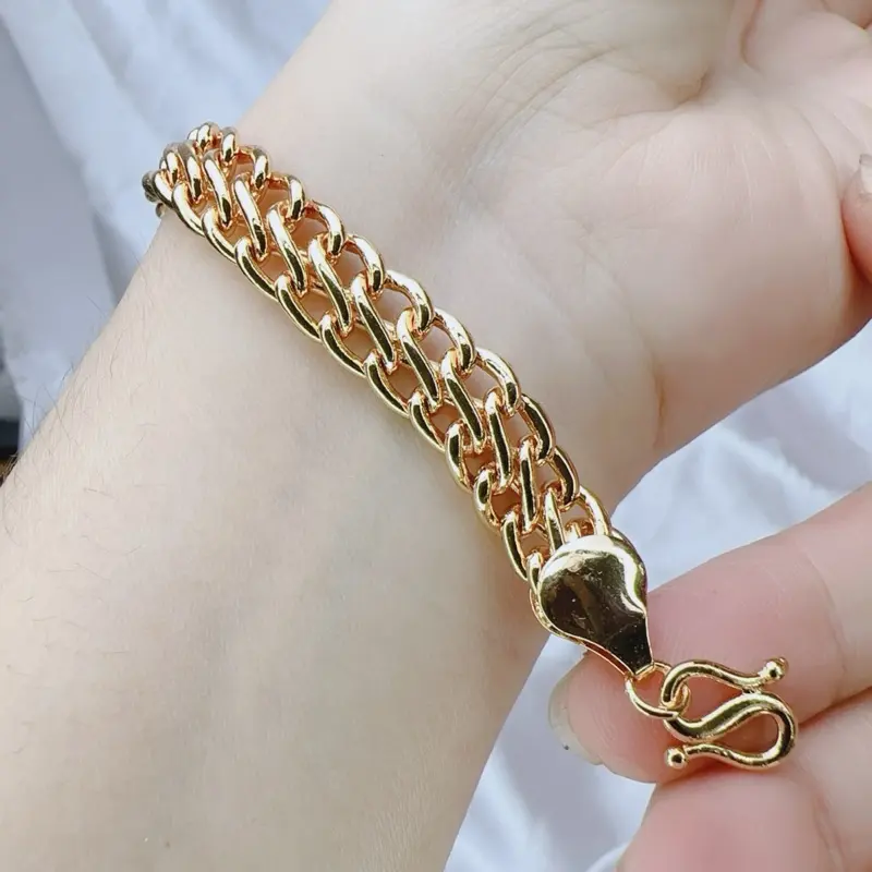 E26 {CO 2 Produk Apapun Free 1} G44 Perhiasan Lapis Emas Gelang koin perhiasan wanita xuping jewellery 1 1