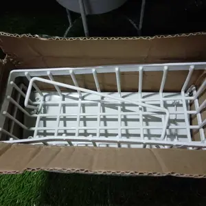 Rak tempat pengering spons tempat sabun cuci piring organizer dapur rak wastafel plastik multifungsi dengan holder kain