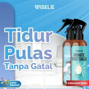 Wiselie ~ Aromatic Spray Cairan pengusir Tungau kasur Dijamin Ampuh 100% Merah Cairan Pengusir
