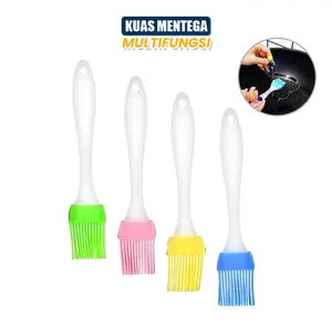 [COD] GD C148 Kuas Mentega Silikon Kuas Oles Minyak Barbekue Anti Panas Kuas Roti Alat Dapur