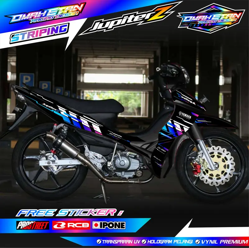 STRIPING VARIASI YAMAHA JUPITER Z BURHAN - 110 VIETNAM STYLE / STICKER LIST MOTOR YAMAHA JUPITER Z BURHAN - 110 VIETNAM STYLE 0