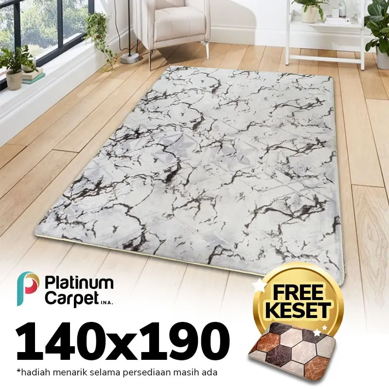Karpet Busa Malaysia Viral MAROCCO 140X190 - Full Motif Carpet