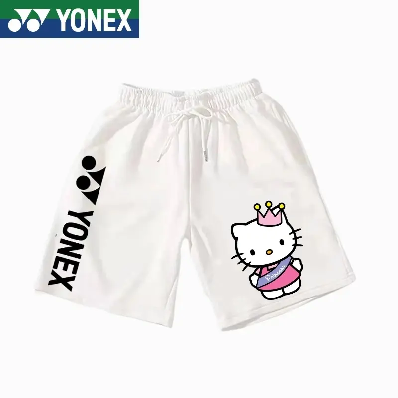 Quần Đùi Cầu Lông, YONEX, Dành Cho Nam Và Nữ, Hàng Mới Về, Thoáng Khí, Thấm Hút Mồ Hôi, Thích Hợp Cho Trẻ Em, In Hình Vui Nhộn, Lý Tưởng Để Tập Luyện Thể Thao