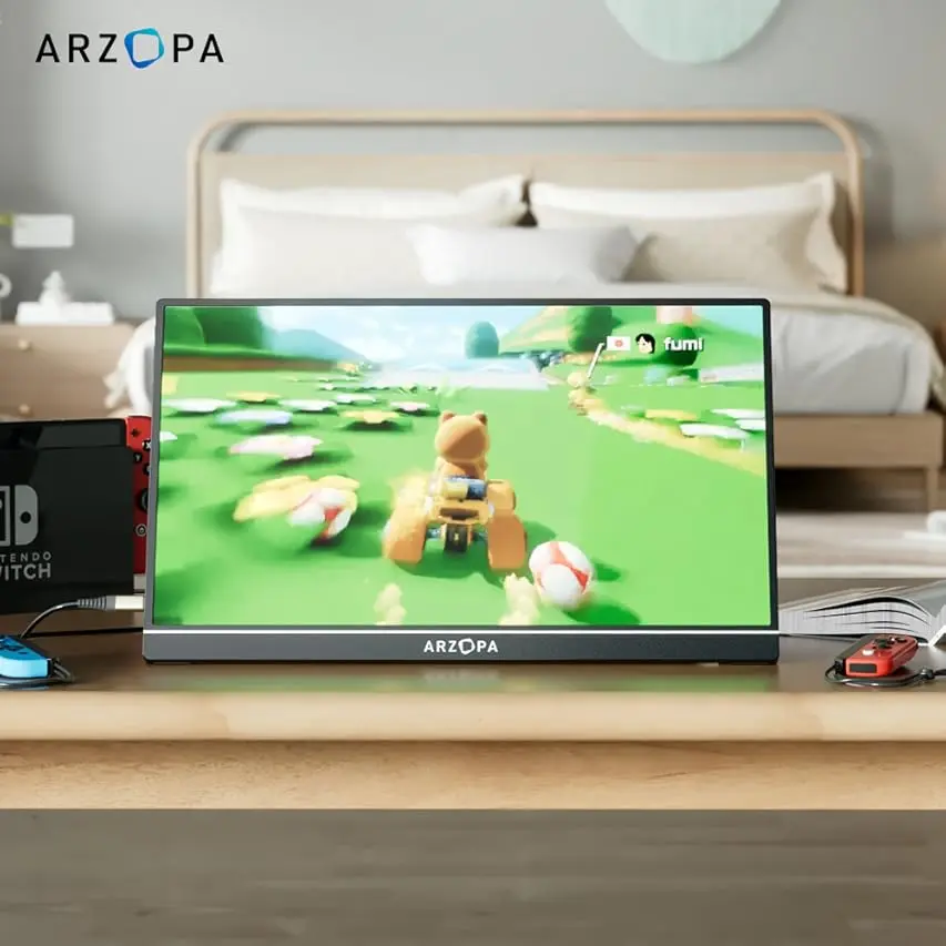ARZOPA Z1RC 16.0 " Màn hình Cầm Tay, , Màn hình IPS，2.5K 2560x1600 QHD, 123% sRGB, Có Chân Đế Tích Hợp, USB-C, HDMI, Chăm Sóc Mắt, Màn hình Thứ Hai Bên Ngoài, Tương Thích Với Máy Tính Xách Tay Mac, Điện Thoại, PS4/5, Xbox, Switch | BigBuy360 - bigbuy360.vn