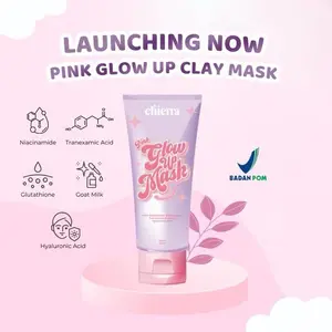 Chierra Pink Glow Up Mask by Chierra Mencerahkan Kulit (READY) Claymask Masker