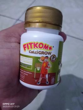 Product Review of Fitkom Calcigrow Tablet Hisap Rasa COklat - Suplemen Pertumbuhan Tinggi Badan Anak from M** f**l 1